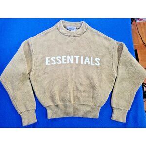 Fear of God Essentials Kids Knit Pullover Youth Size 6 / 7